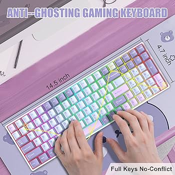 Amazon.com: BOYI TK96 RGB Hot Swap Wireless Mechanical